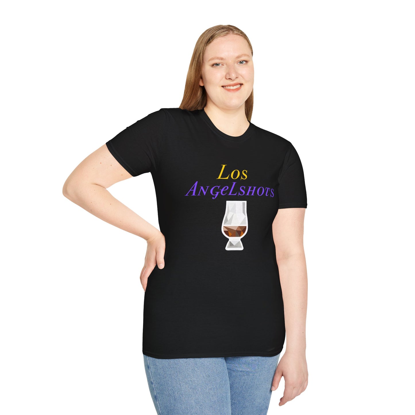Los Angelshots T-Shirt - Fun Graphic Tee for Whisky Lovers