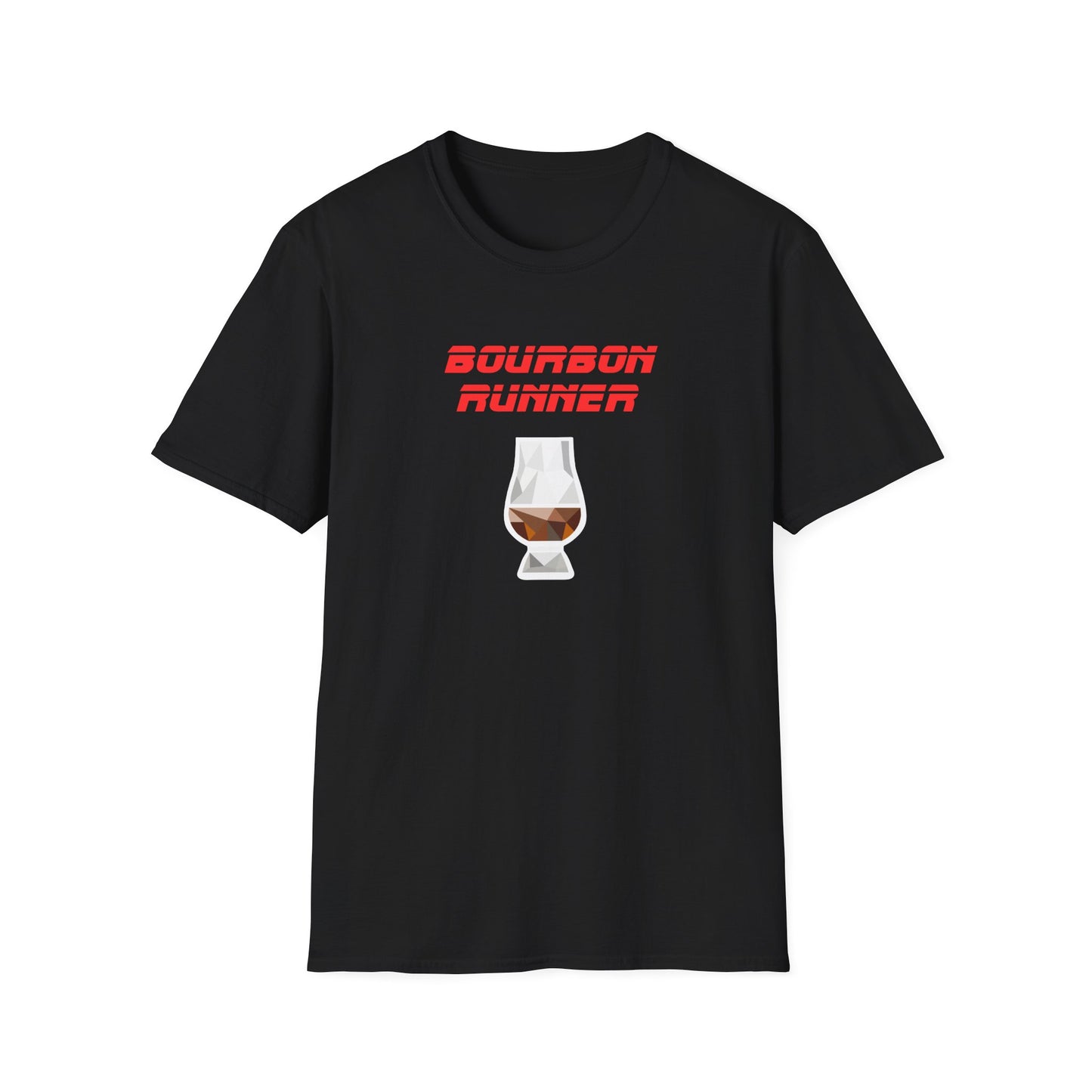 Bourbon Runner Unisex Softstyle T-Shirt - Perfect Gift for Bourbon Lovers