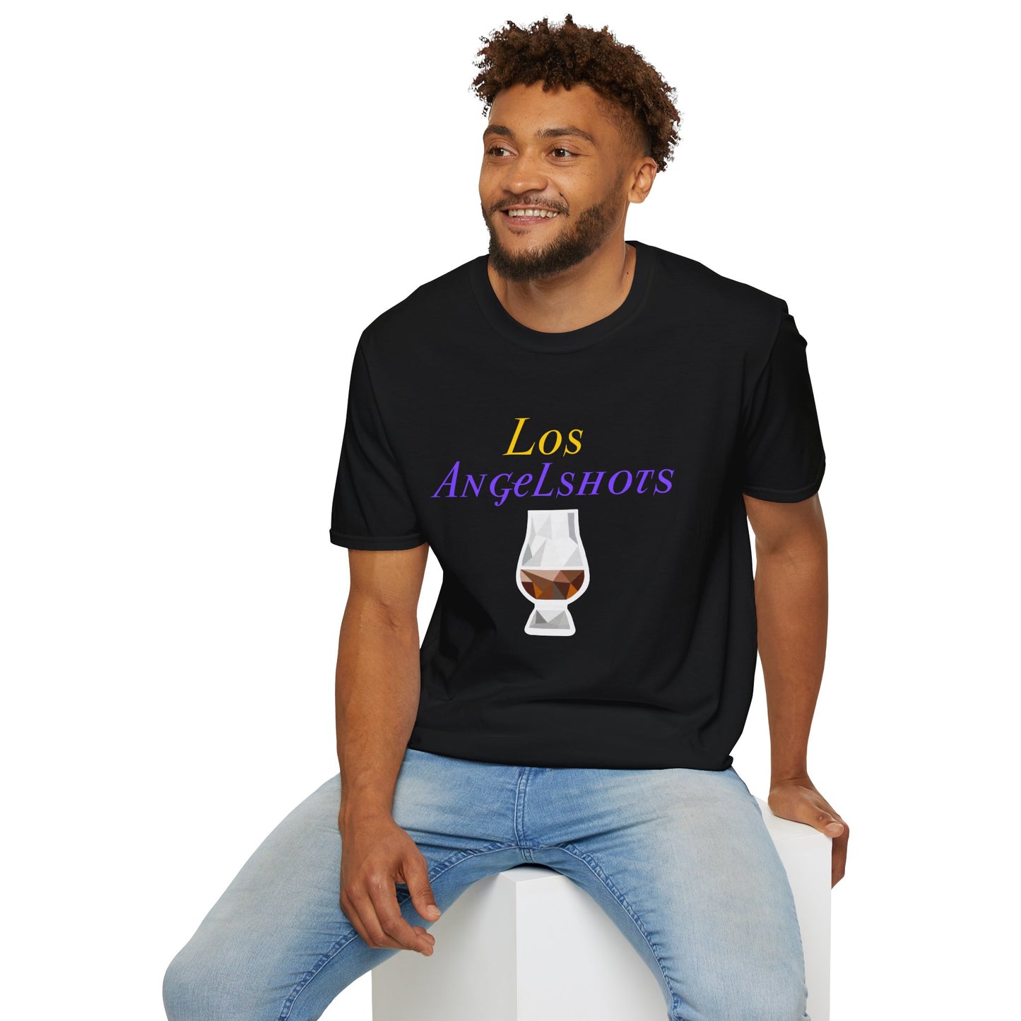 Los Angelshots T-Shirt - Fun Graphic Tee for Whisky Lovers
