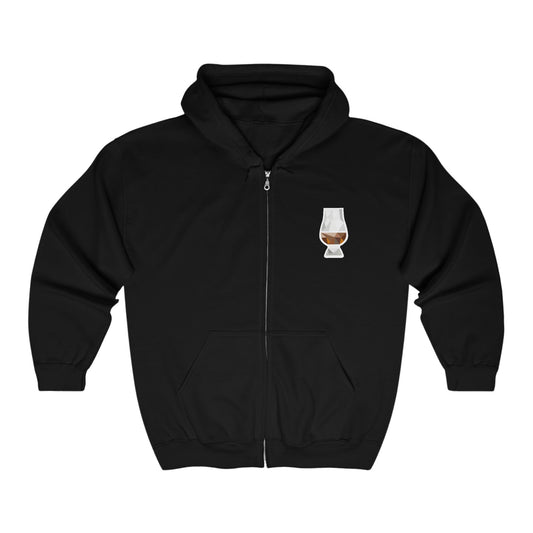 Whiskey Fragment zip-up