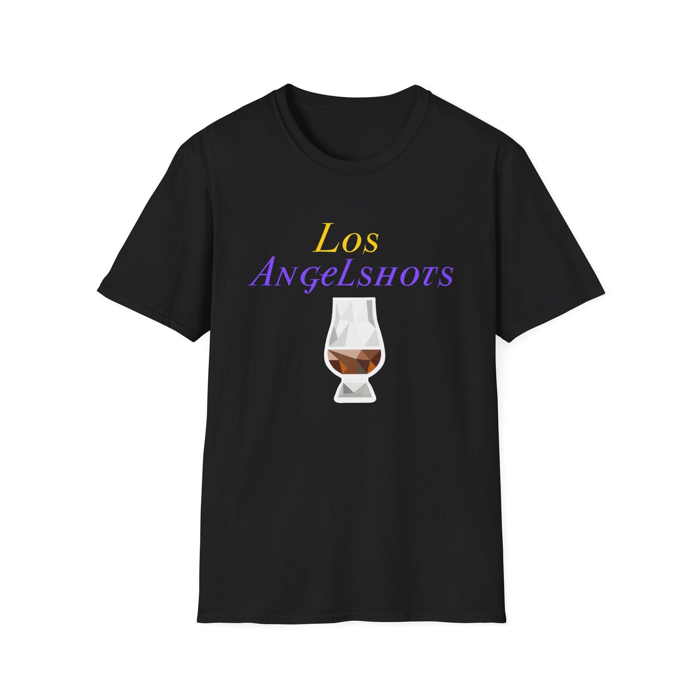 Los Angelshots T-Shirt - Fun Graphic Tee for Whisky Lovers